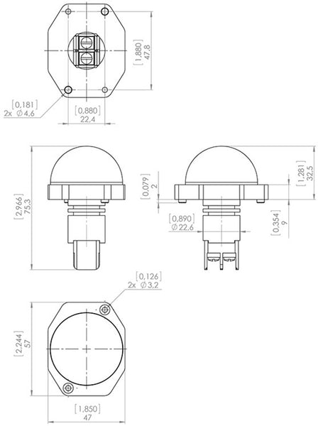 Aveo Engineering Pegatron Aircraft LED Tail light strobe
