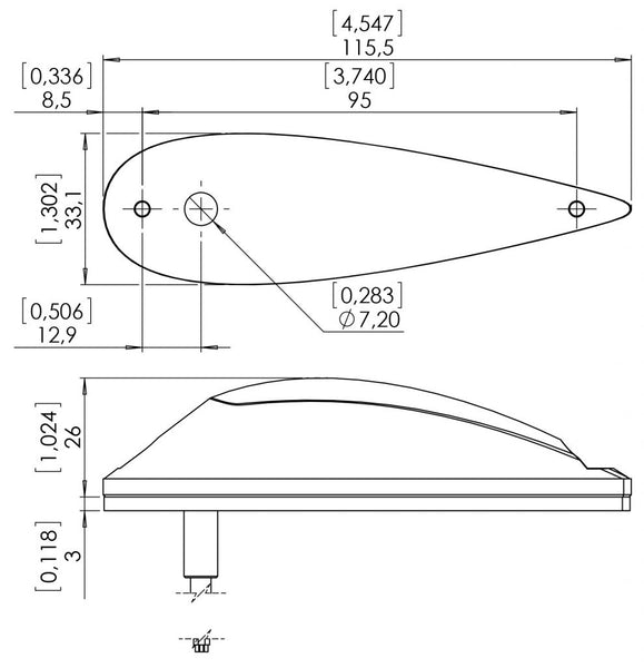 PowerBurst NG DayLite™ 3-in-1 LED Nav/Pos/Strobe