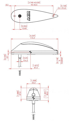 PowerBurst NXT™  3-in-1 LED Nav/Pos/Strobe